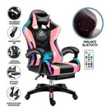 Silla Gamer + Parlante Bluetoothreclinable + Reposa Pies 