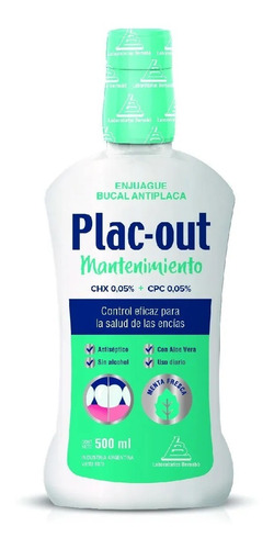 Enjuague Bucal Placout Mantenimiento 500ml