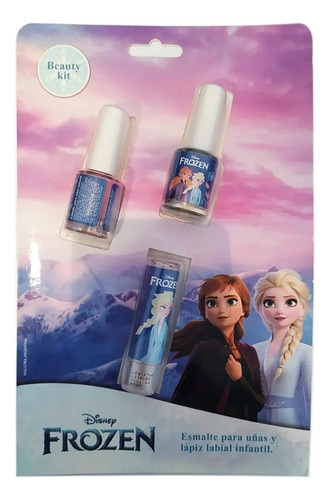 Disney Frozen 2 Esmaltes + 1 Labial