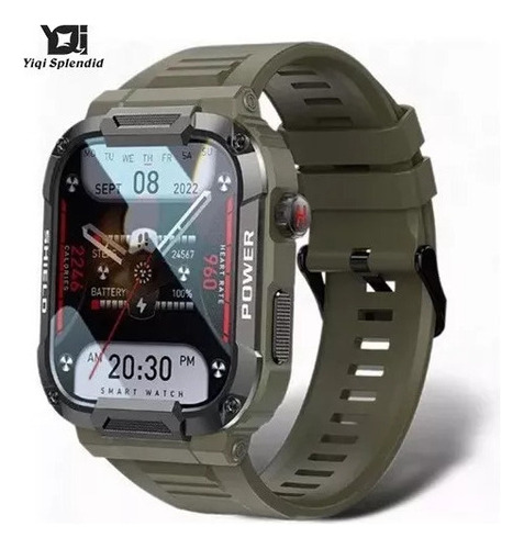 Reloj Inteligente Ip68 Militar E Impermeable Para Hombre