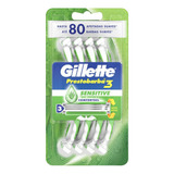 Gillette Máquina De Afeitar Prestobarba3 Sensitive 8 Un