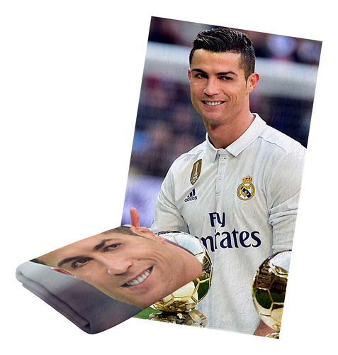 Toalla De Baño Diseño Futbol Cristiano Ronaldo Microfibra