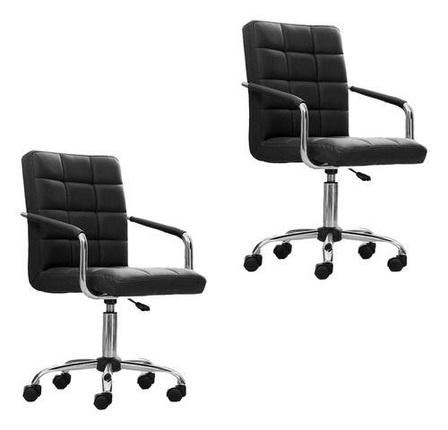 Silla De Oficina Escritorio Pc Rd Regulable Ejecutiva X 2u