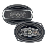 Bocinas Para Carro 6x9 600 Watts 5 Vias Serie Hype Negro