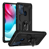 Funda Reforzada Anillo Compatible Con Motorola Moto G60s