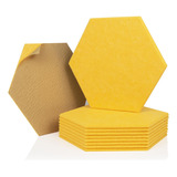 Koigo Paquete De 8 Paneles Acusticos Hexagonales Autoadhesiv