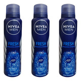 Pack X3 Nivea Desodorante Men Fresh Ice 48h