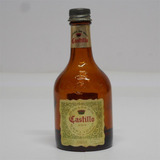 Mini Botella De Vidrio Antigua De Colección Castillo Vacía