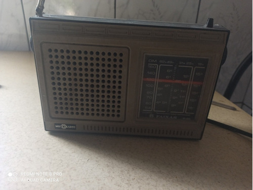 Rádio Motoradio 6faixas Antigo Funcionando 