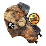 Gorro Ruso Aviador Térmico Esquí Impermeable C/piel Ushanka