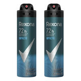 Desodorante Aero Rexona 150ml Masc Impacto-kit C/2un