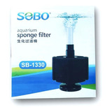 Filtro Esponja Sobo Sb 1330 Para Acuarios - Aqua Virtual