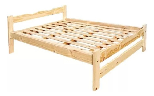 Cama De Pino 2 Plazas