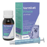 Vermifugo Para Cães E Gatos Vermivet Filhotes 20ml