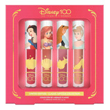 Kit 4 Labiales Colección Inspirada Princesas De Disney 100 Acabado Mate Color Princesas Clásicas