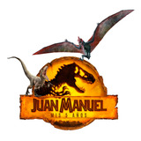 Logo Digital Jurassic World Dominion Dinosaurio Volando
