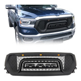 Parrilla Negro Led Dodge Ram 1500 2019/2020 Tipo Rebel Calid