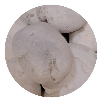 Piedra Decorativa Marmol Blanco Grande 3.5pulg 10 Kg  Jardin | MercadoLibre