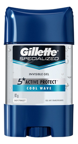 Antitranspirante En Gel Gillette Cool Wave 82 g