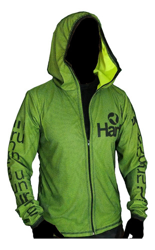 Id173 Buzos Campera Green Runnig Hartl