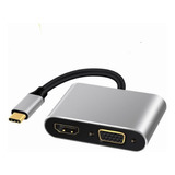 Tipo-c Para Hdmi 4k Vga Adaptador Usb 3.0 Usb-c Cabo