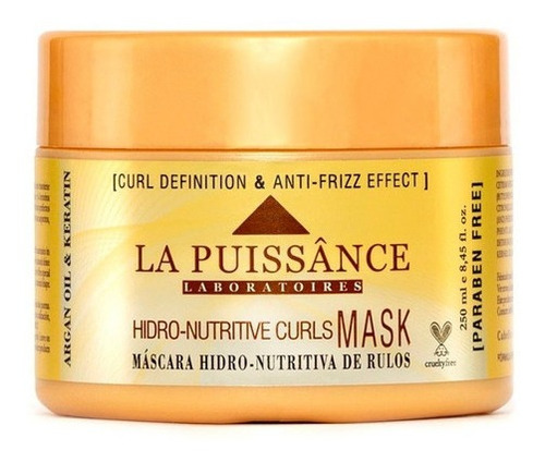 La Puissance Máscara Nutritiva De Rulos 250ml Suavidad. 