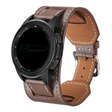 Pulseira Bracelete Cuff Couro Para Galaxy Watch Active2 44mm