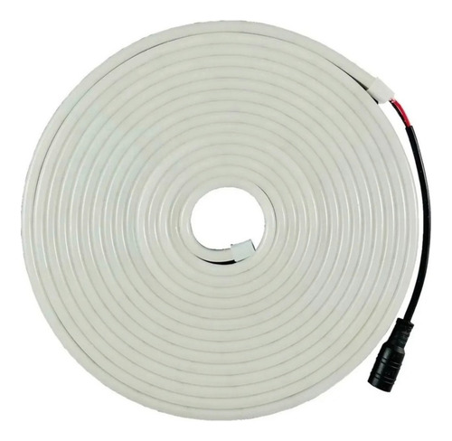 Neon Flex 5m 12v Ip65 Luz Calida Sin Driver Con Grapas