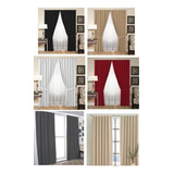 Juego De Cortinas Blackout +jgo Voile 280x240 Colores 4paños