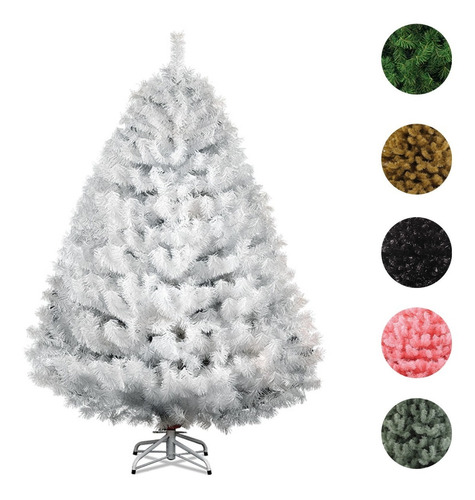 Arbol Pino Navidad Naviplastic Sierra 1.3 Mts Blanco Colores