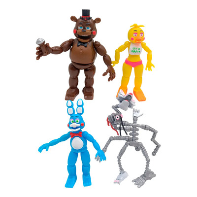 Five Nights At Freddys Set Figuras 4 Pzs Mangle Freddy Chica | MercadoLibre