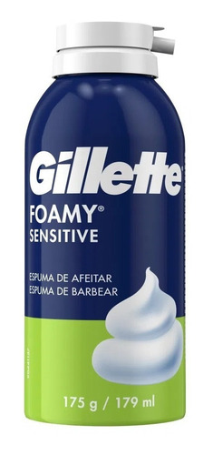 Gillette Foamy Espuma De Afeitar Piel Sensible 175g