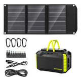 Generador Solar 150w Con Panel 30w Para Camping Y Emergencia