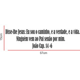 Adesivo Frases Bíblicas Salmo Parede Porta Carro Joao14:6