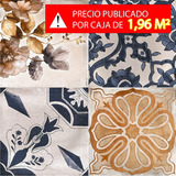 Cerámica Piso Vintage Cotto Deco 33x33 Calcareo