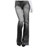 Jeans Micro Flare De Talle Alto, Jeans De Mujer