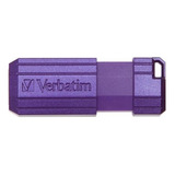 Pendrive Verbatim Store 'n' Go Pinstripe 16gb 2.0 Violeta