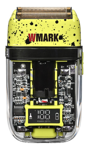 Maquina Profissional Shaver Finalização Wmark Ng 988 Amarela