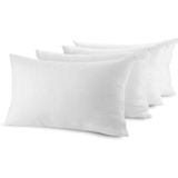 Set 4 Almohadas King Size Firmes (relleno Microgel )+fundas 