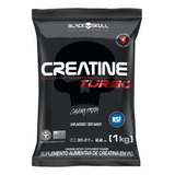 Creatine Turbo Refil - 1kg Caveira Preta