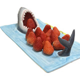 Plato De Sushi Con Forma De Tiburón, Plato Japonés, Decoraci