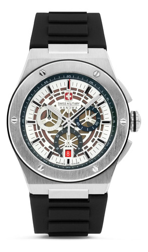 Reloj Swiss Military Smwgo0000901 Para Hombre Cronografo