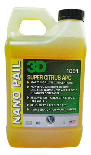 Limpiador Hiper Concentrado Super Citrus Apc 3d 1.8 Lts