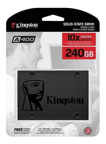 Disco Ssd Kingston 240gb A400 Estado Solido Notebook Pc