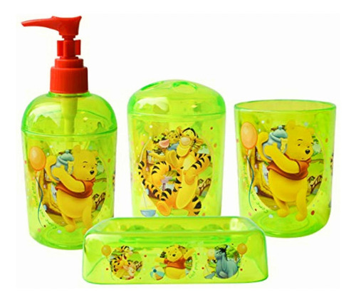 Stor 1594-168 Juego De 4 Baño Pooh