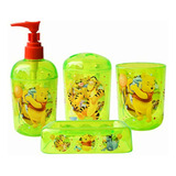 Stor 1594-168 Juego De 4 Baño Pooh