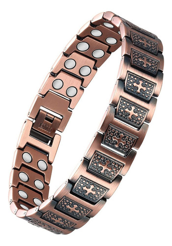 Pulseira Masculina De Cobre Pulseiras Magnéticas Para