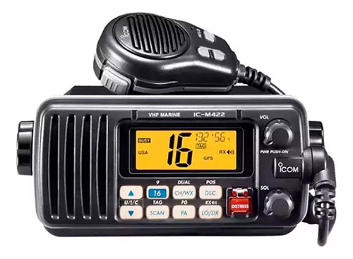 Rádio Vhf Icom Ic-m412 Maritimo Marinizado Barco Pesca