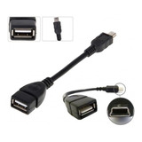 Cable Otg Mini Usb (5 Pines) A Usb Hembra 