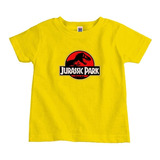 Camiseta Infantil Jurassic Park Dinossauro Unissex